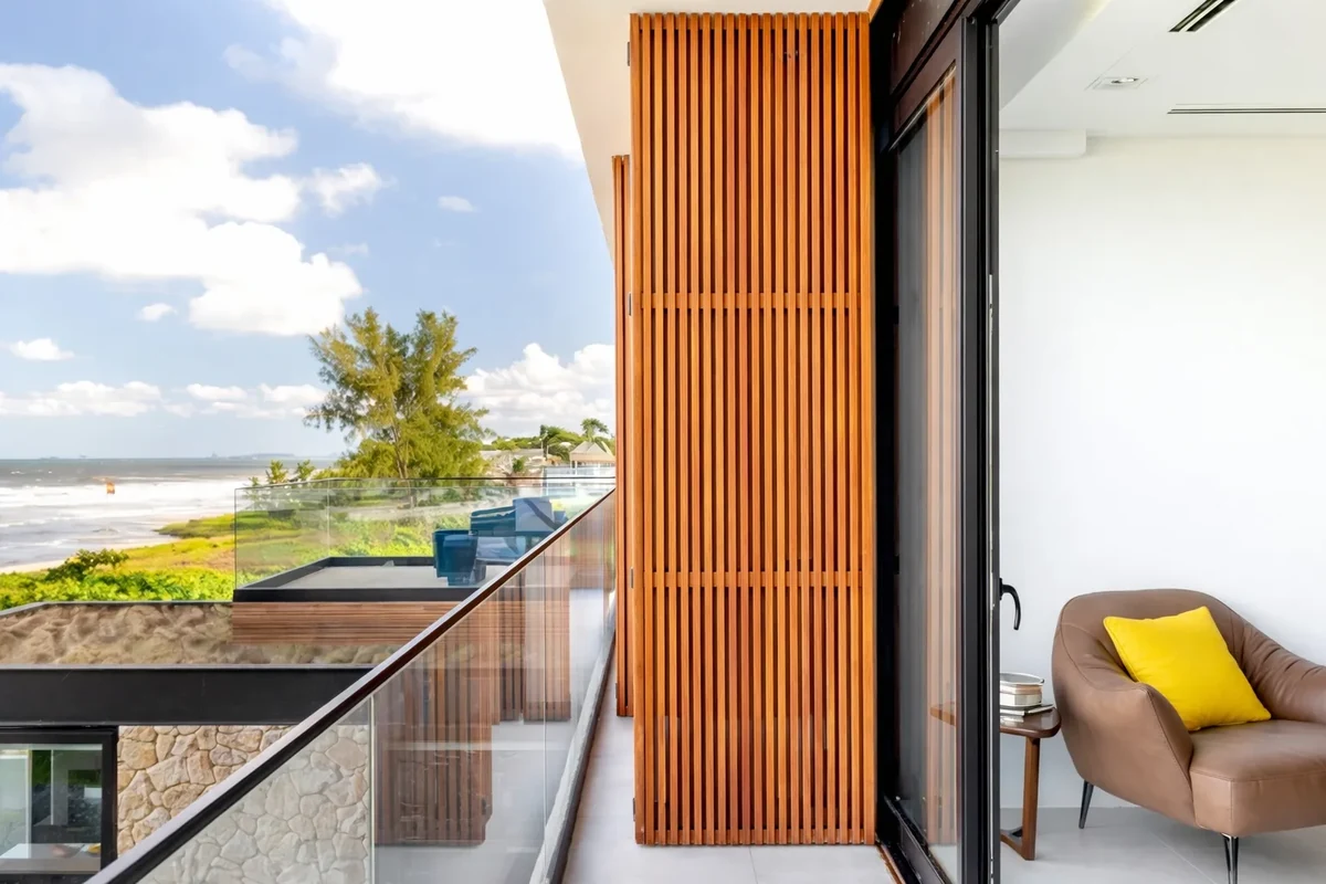 Casa de praia com vista para o mar